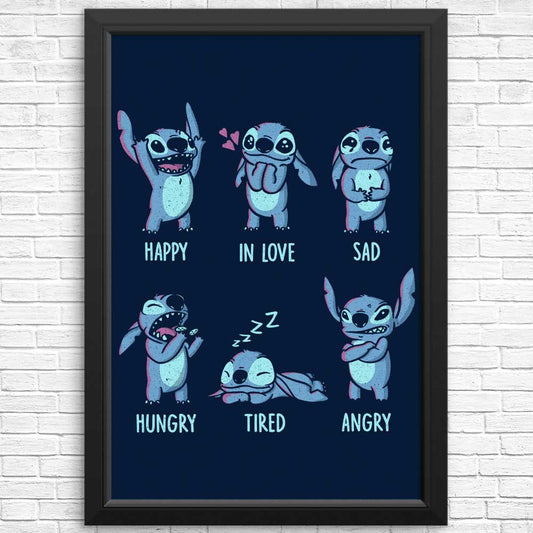 Monster Emotions - Posters & Prints