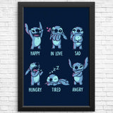 Monster Emotions - Posters & Prints
