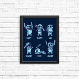 Monster Emotions - Posters & Prints