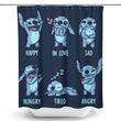 Monster Emotions - Shower Curtain