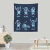 Monster Emotions - Wall Tapestry