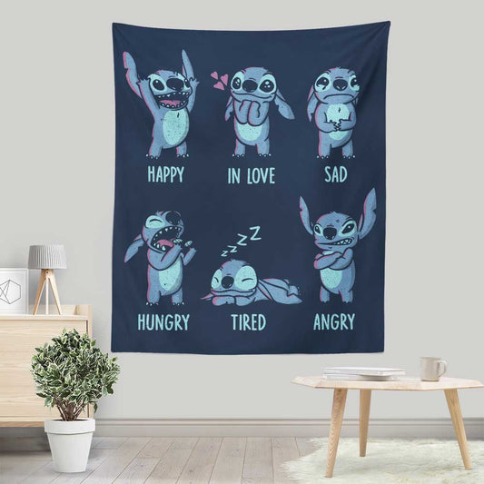 Monster Emotions - Wall Tapestry
