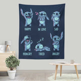 Monster Emotions - Wall Tapestry