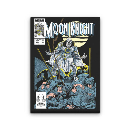 Moon Comic - Canvas Print