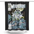 Moon Comic - Shower Curtain