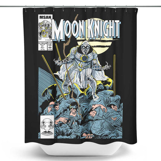 Moon Comic - Shower Curtain