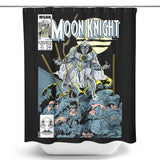 Moon Comic - Shower Curtain