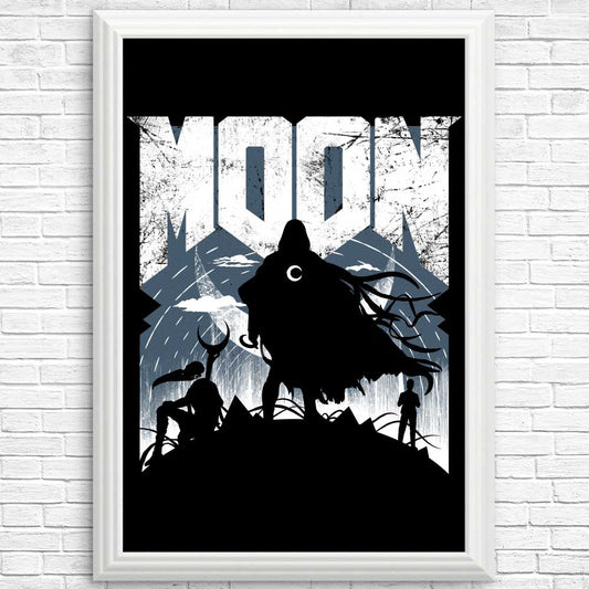 Moon Doom - Posters & Prints
