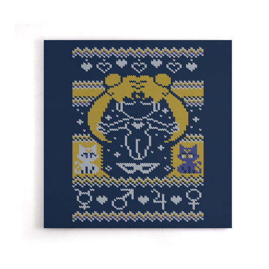 Moon Prism Christmas - Canvas Print