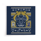 Moon Prism Christmas - Canvas Print