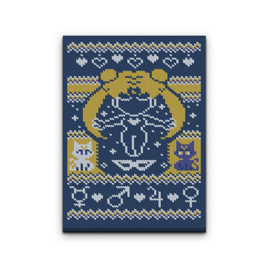 Moon Prism Christmas - Canvas Print