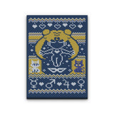 Moon Prism Christmas - Canvas Print