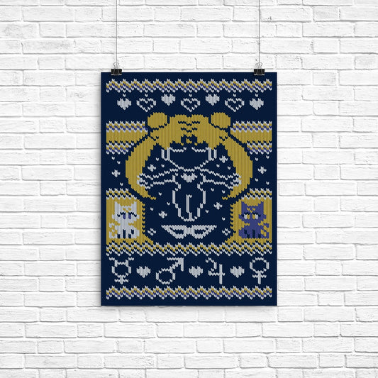 Moon Prism Christmas - Poster