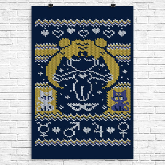 Moon Prism Christmas - Poster