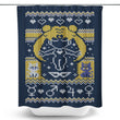 Moon Prism Christmas - Shower Curtain