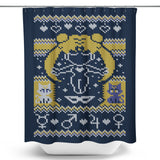 Moon Prism Christmas - Shower Curtain