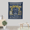 Moon Prism Christmas - Wall Tapestry