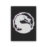 Mortal Glitch - Canvas Print