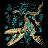 Mosasaurus Fossils - Metal Print