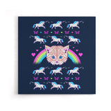 Most Meowgical Sweater - Canvas Print