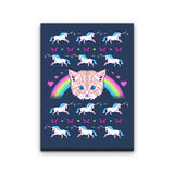 Most Meowgical Sweater - Canvas Print