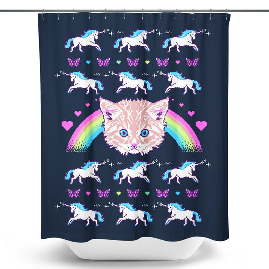 Most Meowgical Sweater - Shower Curtain