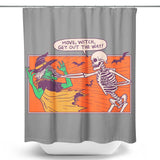 Move Witch - Shower Curtain