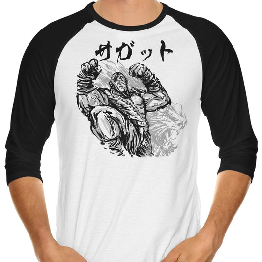 Muay Tahi God - 3/4 Sleeve Raglan T-Shirt