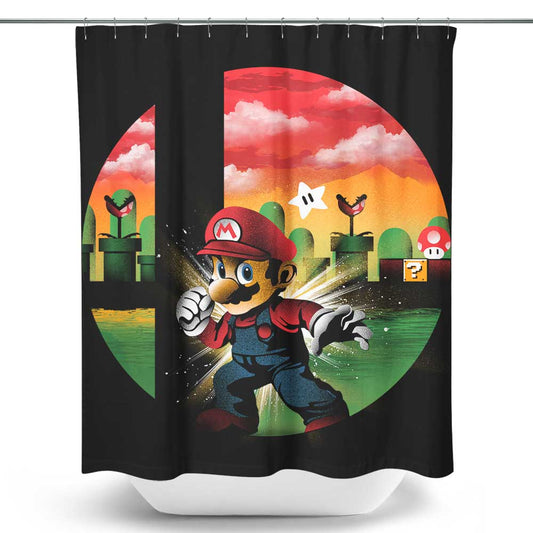 Mushroom Smash - Shower Curtain