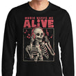 Music Keeps Me Alive - Long Sleeve T-Shirt