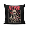 Music Keeps Me Alive - Throw Pillow