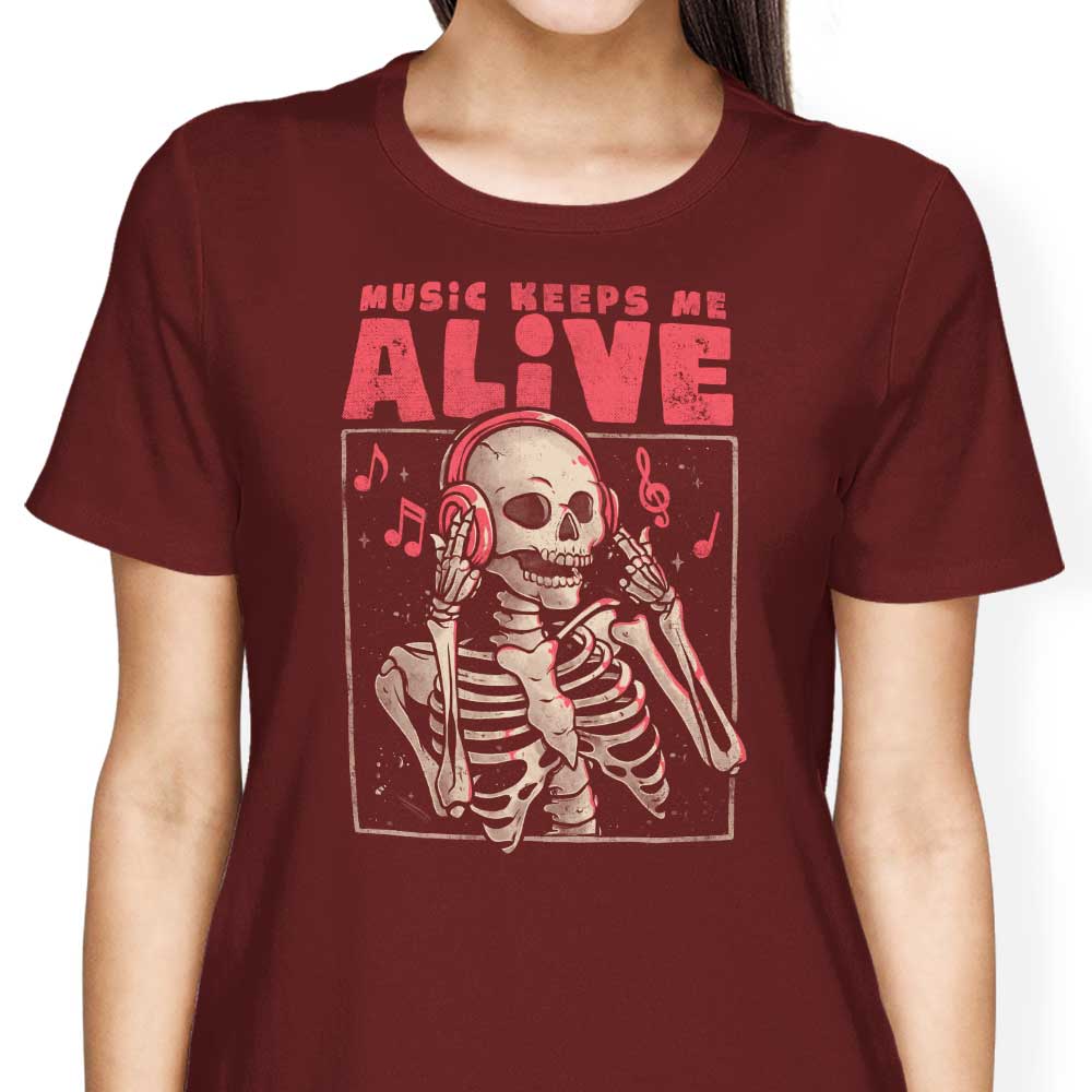 Music Keeps Me Alive - Women's Apparel