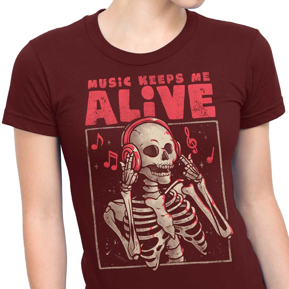 Music Keeps Me Alive - Women's Apparel