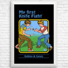 My First Knife Fight - Posters & Prints