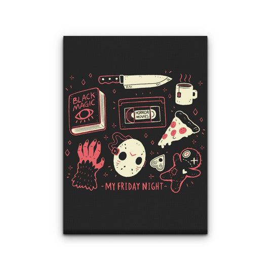 My Friday Night - Canvas Print