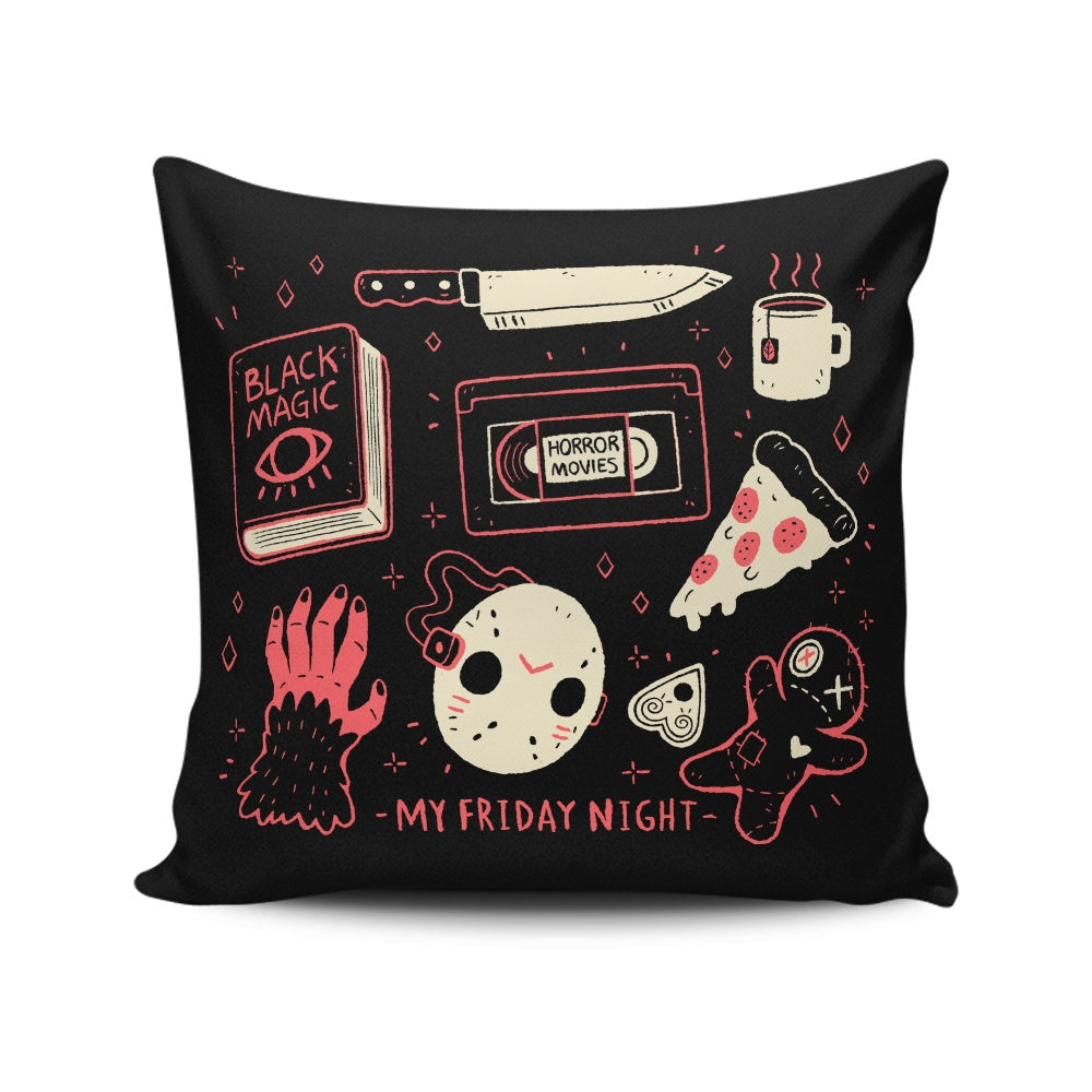 My Friday Night - Throw Pillow