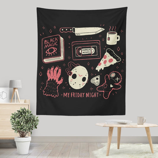My Friday Night - Wall Tapestry