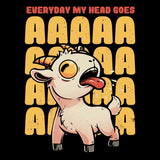 My Head Goes - 3/4 Sleeve Raglan T-Shirt