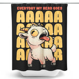 My Head Goes - Shower Curtain