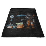 My Neighbor Mando - Fleece Blanket
