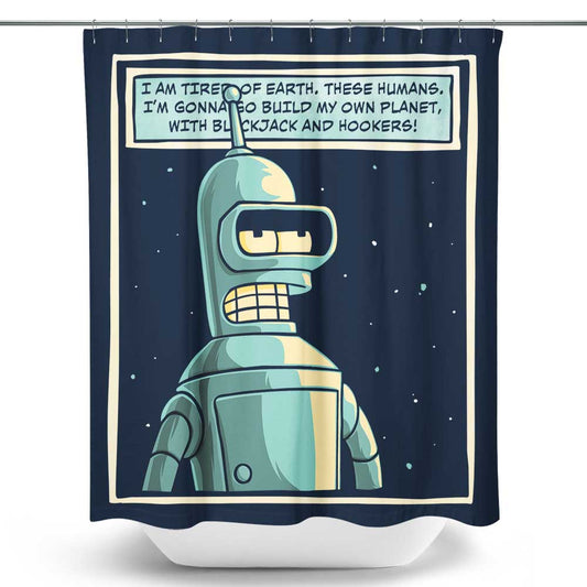 My Own Planet - Shower Curtain