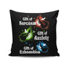 My Three Gifts - Throw Pillow
