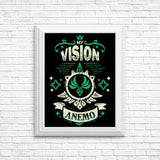 My Vision is Anemo - Posters & Prints