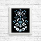 My Vision is Cryo - Posters & Prints