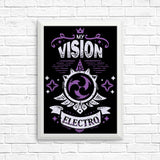 My Vision is Electro - Posters & Prints
