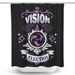 My Vision is Electro - Shower Curtain
