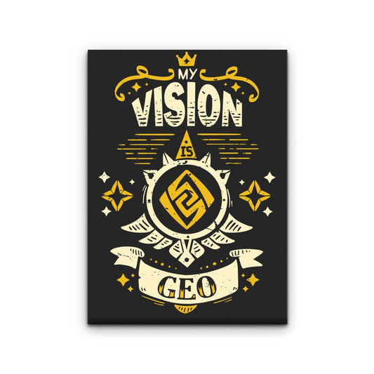 My Vision is Geo - Canvas Print