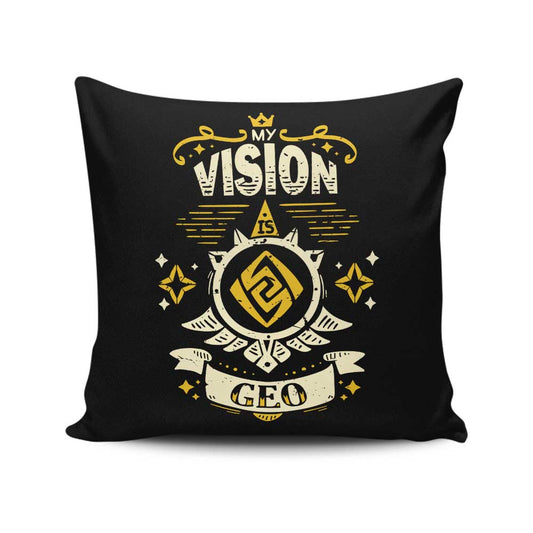 My Vision is Geo - Throw Pillow