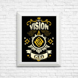 My Vision is Geo - Posters & Prints