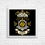 My Vision is Geo - Posters & Prints